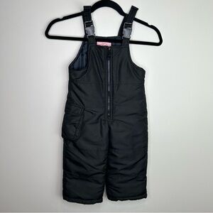 London Fog black snow bib size 2T